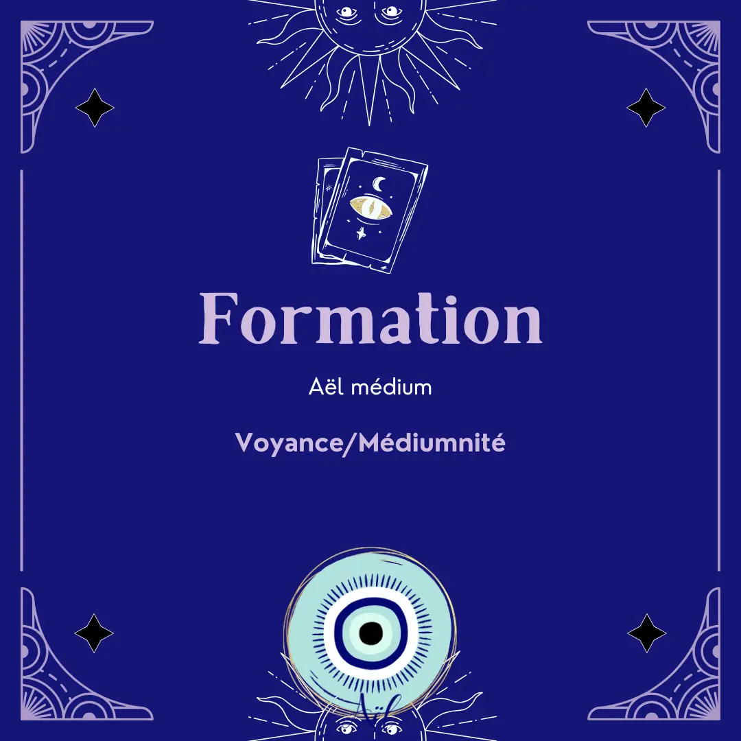 Visuel de la formation Voyance & Médiumnité – Développez votre intuition et connectez-vous aux messages subtils de l’invisible.